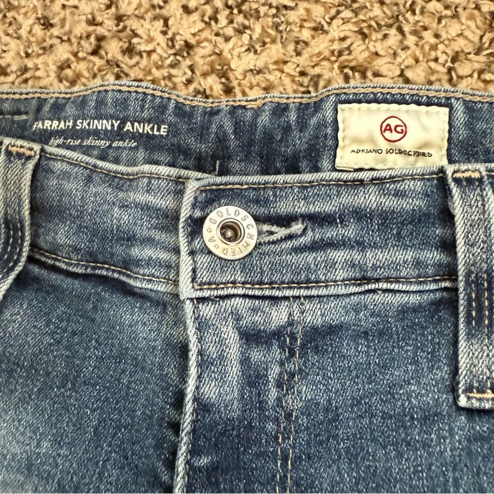 AG Denim Jeans Farrah High Rise Skinny Ankle Jeans Women’s Size 29R - Picture 6 of 15